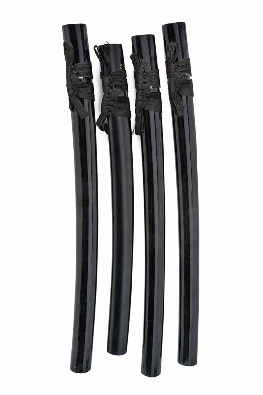 Lotto di quattro saya (foderi) per wakizashi