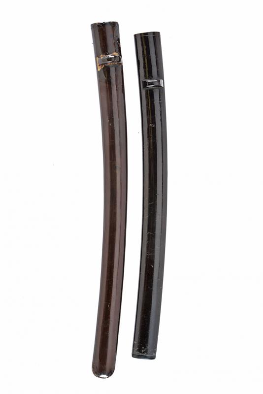 Lotto di due saya (foderi) per wakizashi 