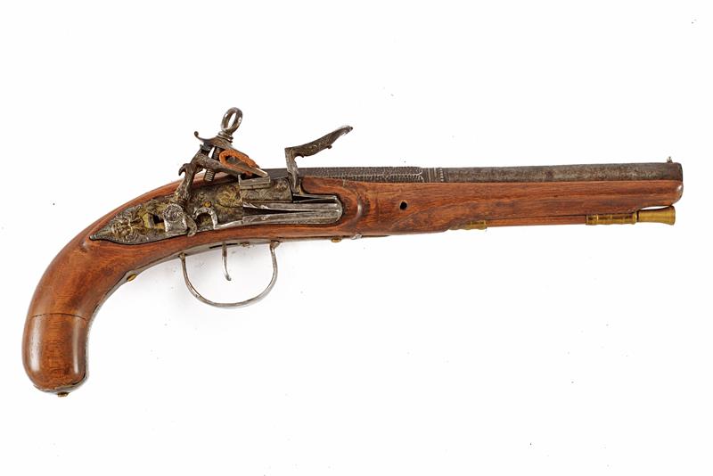 Pistola composita a pietra focaia