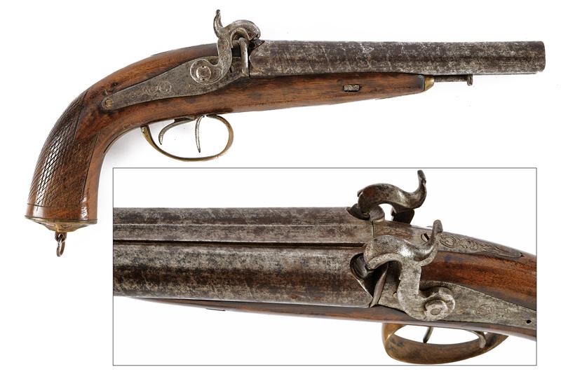 Pistola a luminello a due canne