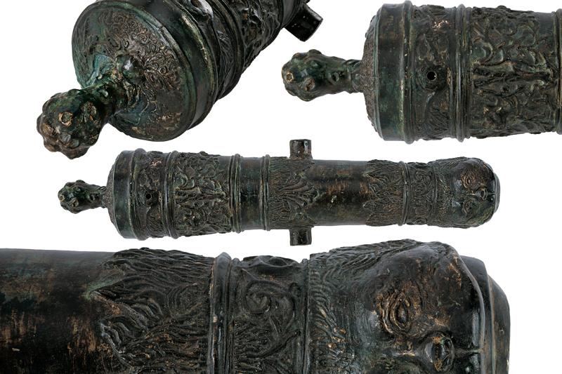 Interessante e decorativo cannone