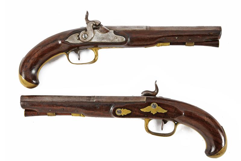 Paio di pistole ridotte a luminello