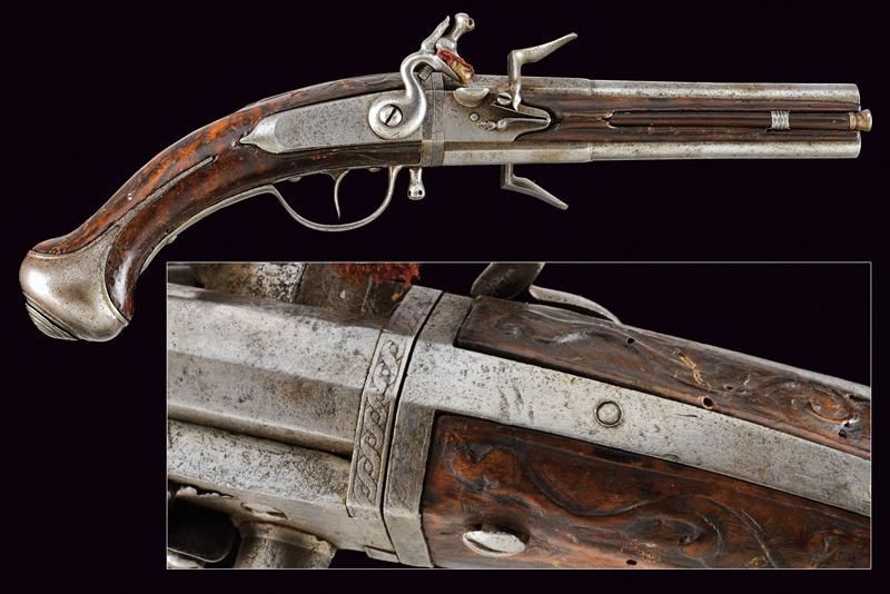 Pistola Wender a pietra focaia