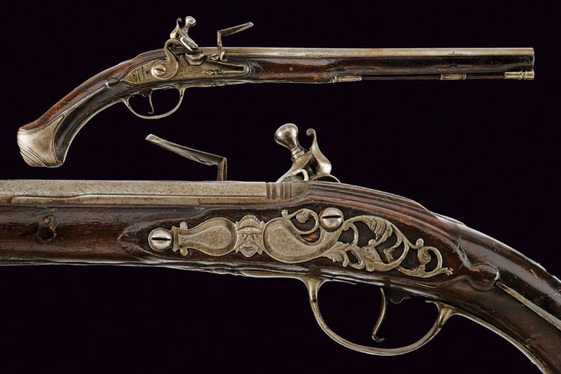 Pistola da fonda a pietra focaia 