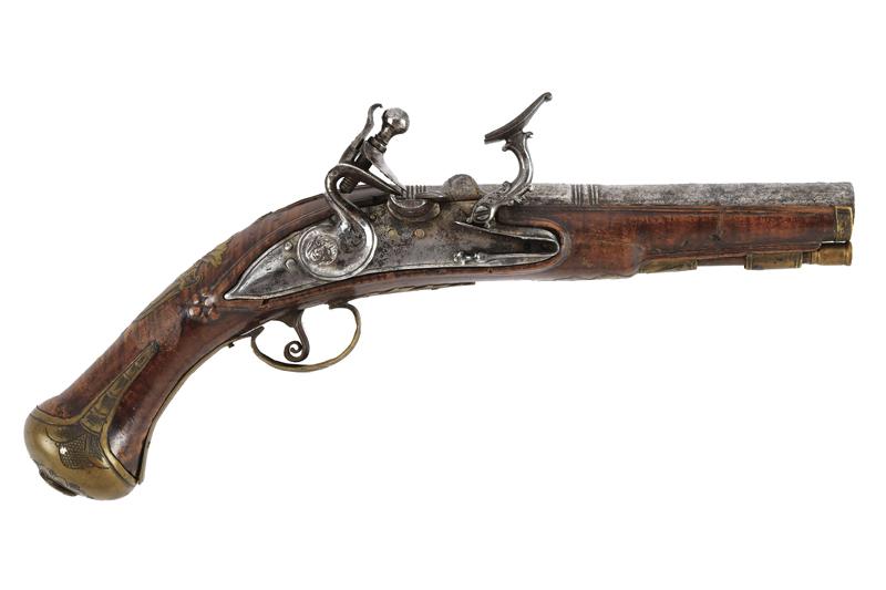 Pistola alla fiorentina a pietra focaia
