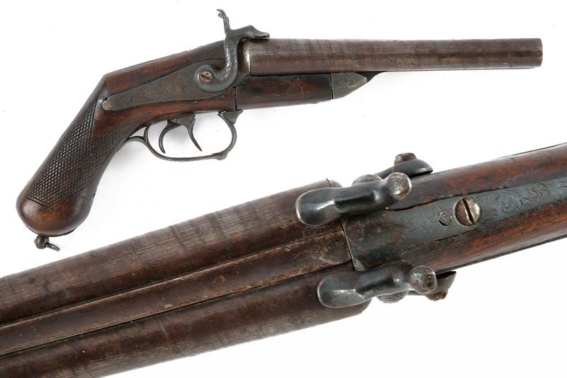 Pistola a spillo a due canne