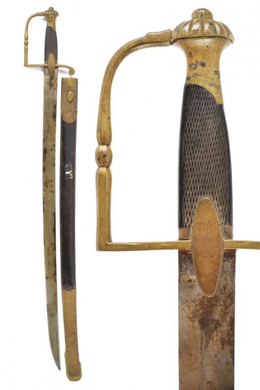Sciabola Mod. 1833 da furieri e suonatori di fanteria