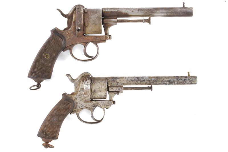 Lotto di due revolver a spillo