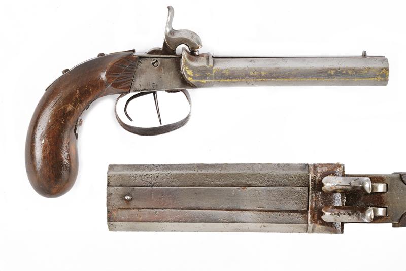 Pistola a luminello a due canne