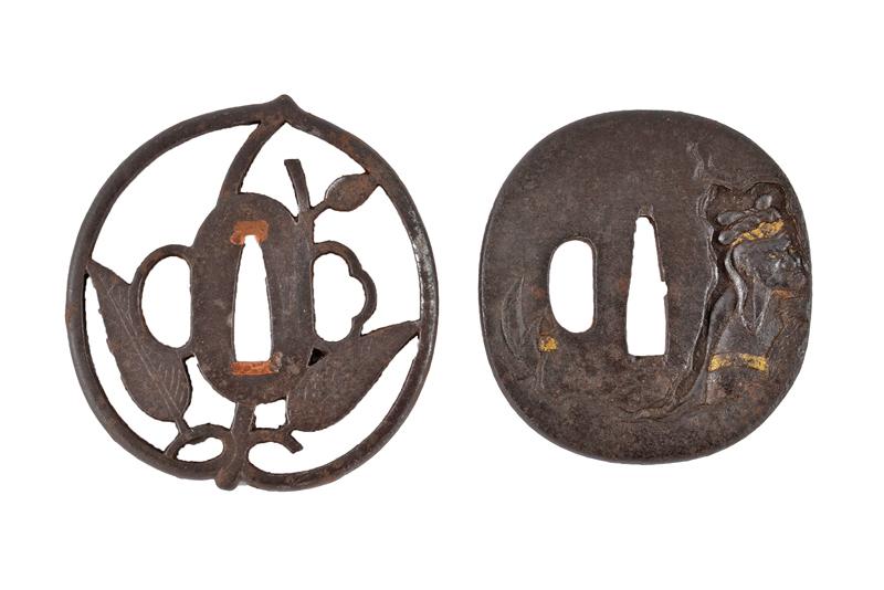 Lotto di due tsuba