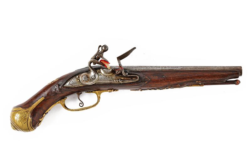 Pistola a pietra focaia di P. Fiorenti