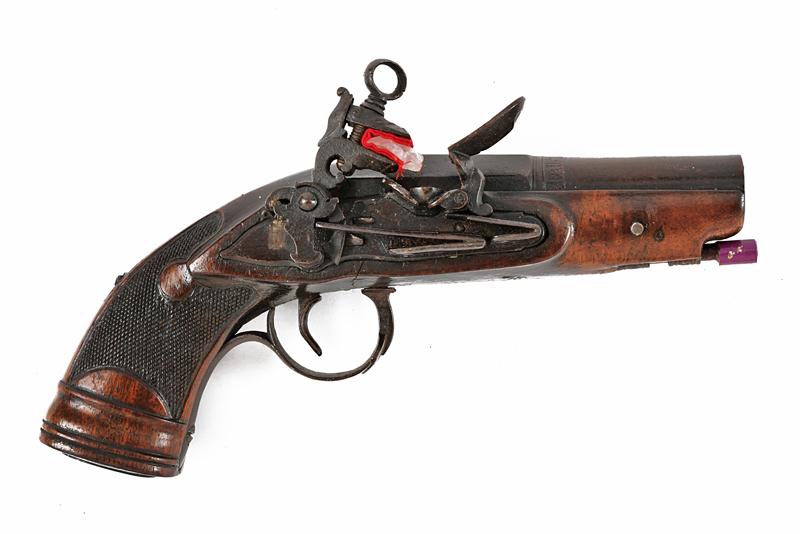 Pistola a pietra focaia alla micheletta