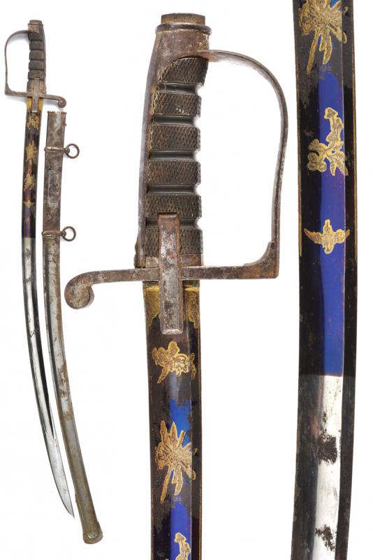 Sciabola da ufficiale mod. 1855 con lama incisa