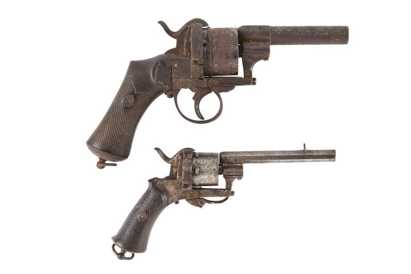 Lotto di due revolver a spillo