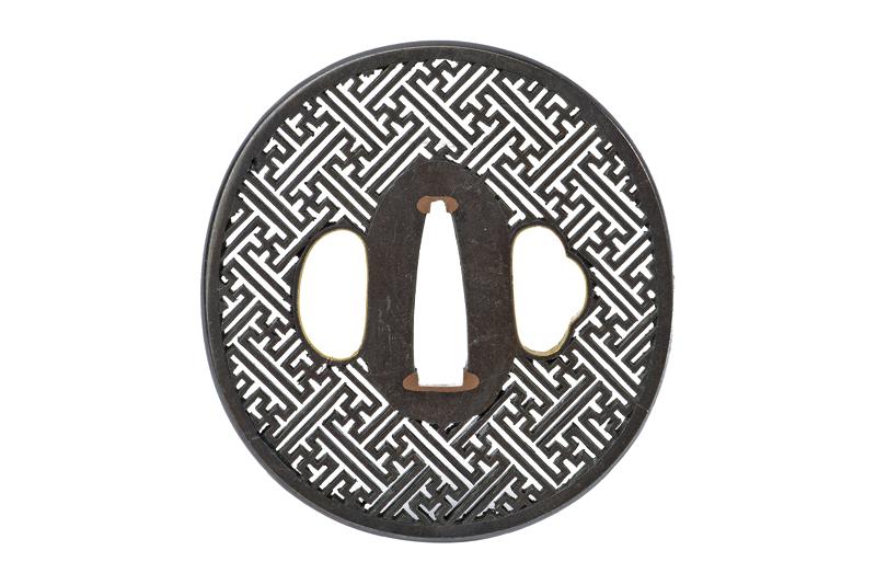 Bella tsuba in stile Akao