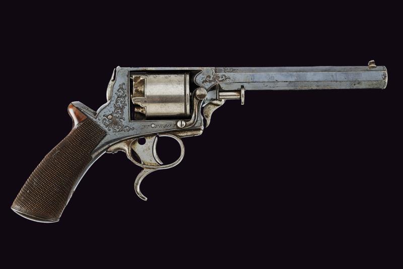 Bel revolver Tranter a luminello di W. Scott & Son