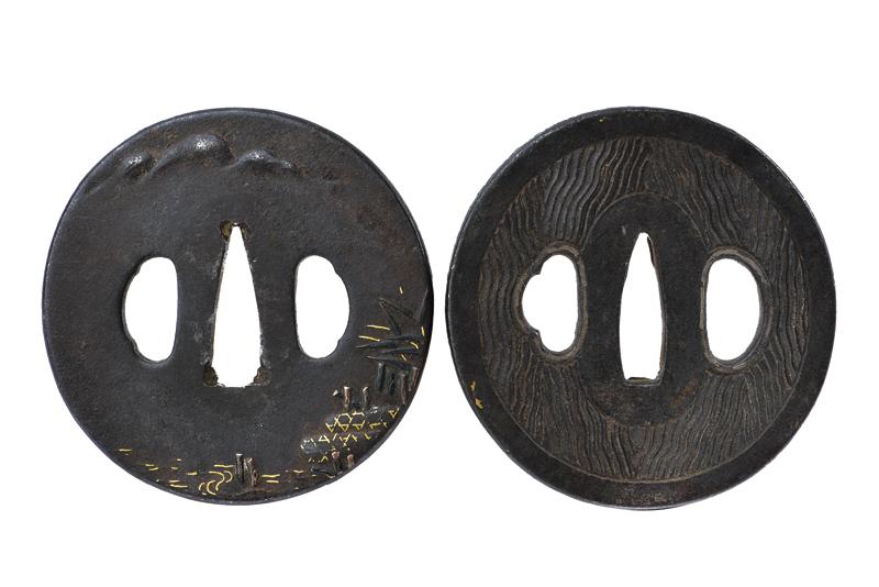 Lotto di due tsuba