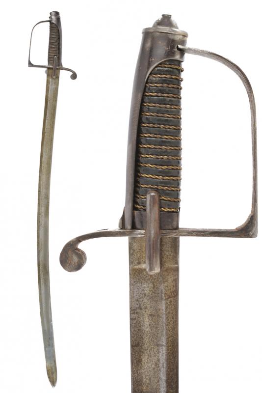 Sciabola da ufficiale di artiglieria a cavallo mod. 1833