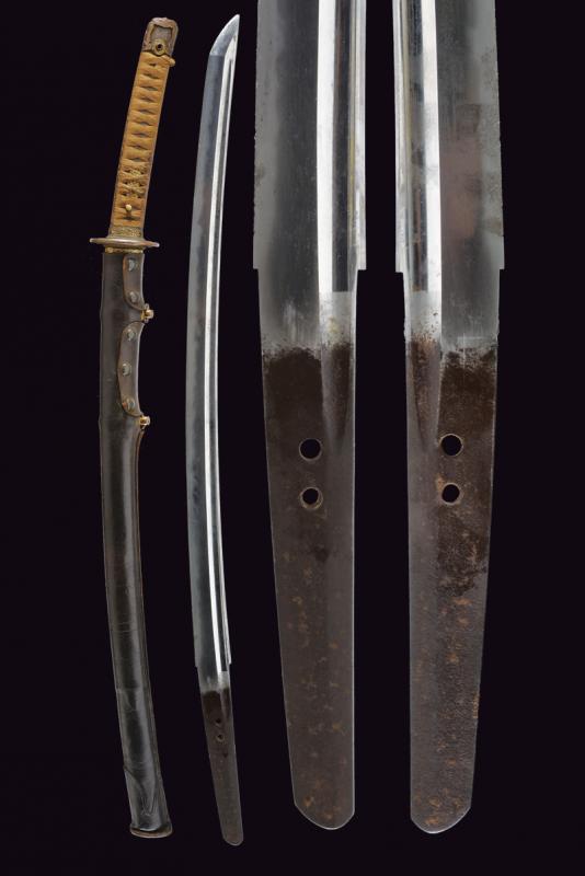 Chisa-gatana in koshirae kai-gunto (marina militare)