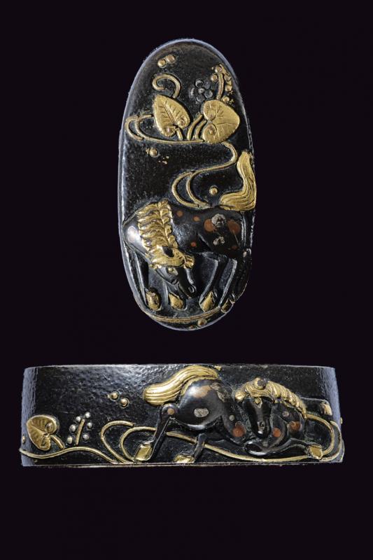 Fuchi-kashira della scuola Nara