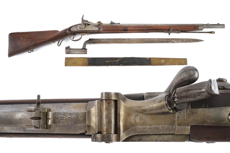 Jagerstutzen Mod. 1854/67, sistema Wanzel e baionetta