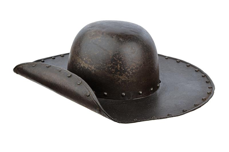 Raro e importante cappello di ferro