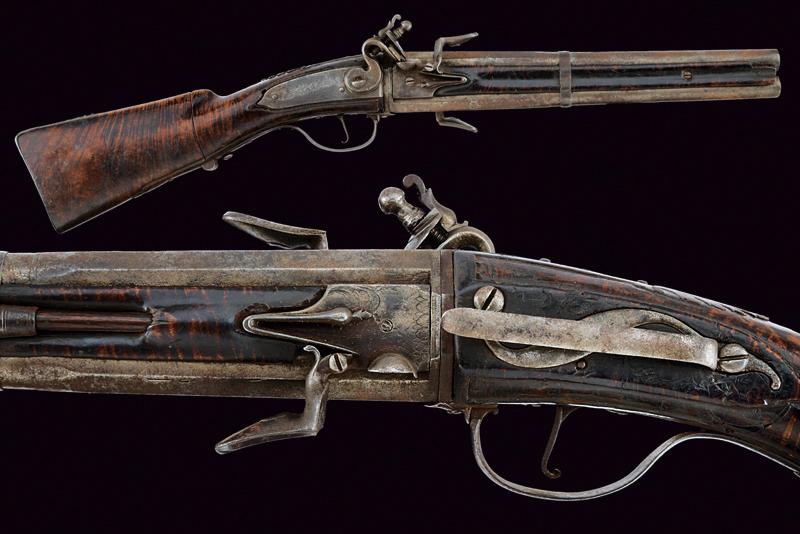 Raro pistola scavezza Wender a pietra focaia