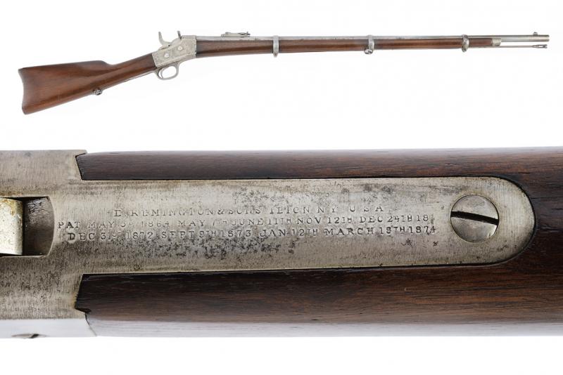 Remington Rolling Block Full Stock military rifle