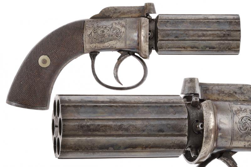 Pepperbox revolver a luminello