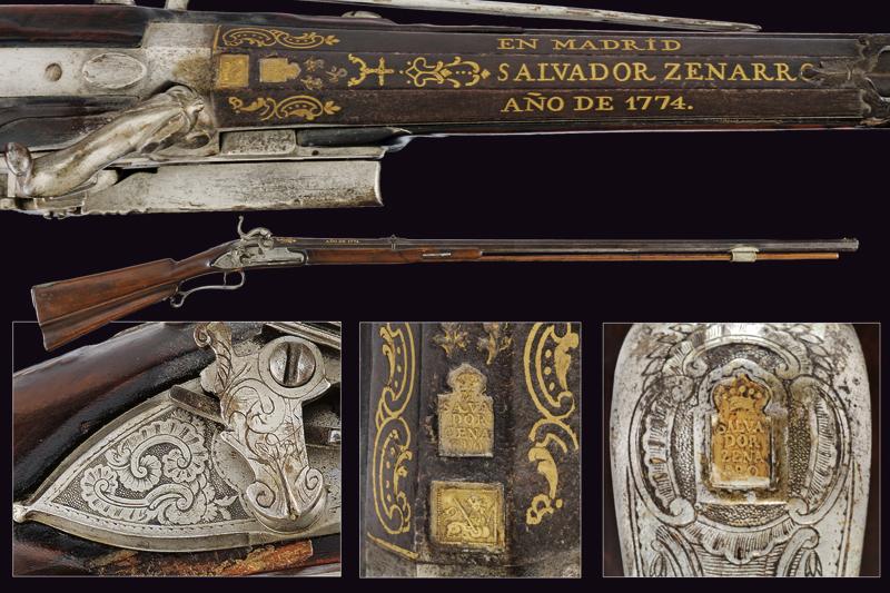 Bel fucile ridotto a luminello di Salvador Zenarro