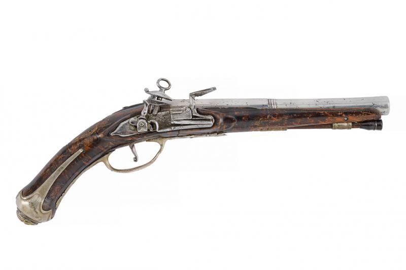 Pistola a pietra focaia alla romana
