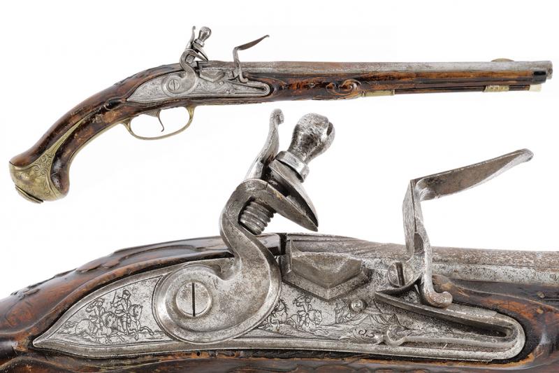 Pistola a pietra focaia