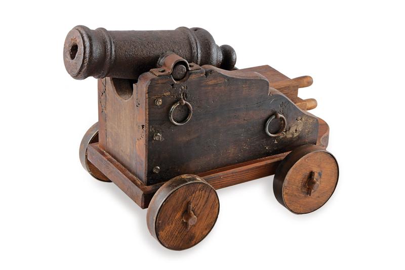 Raro cannoncino navale da avviso