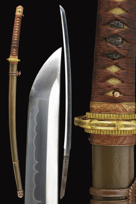 Katana gunto militare di scuola mino seki