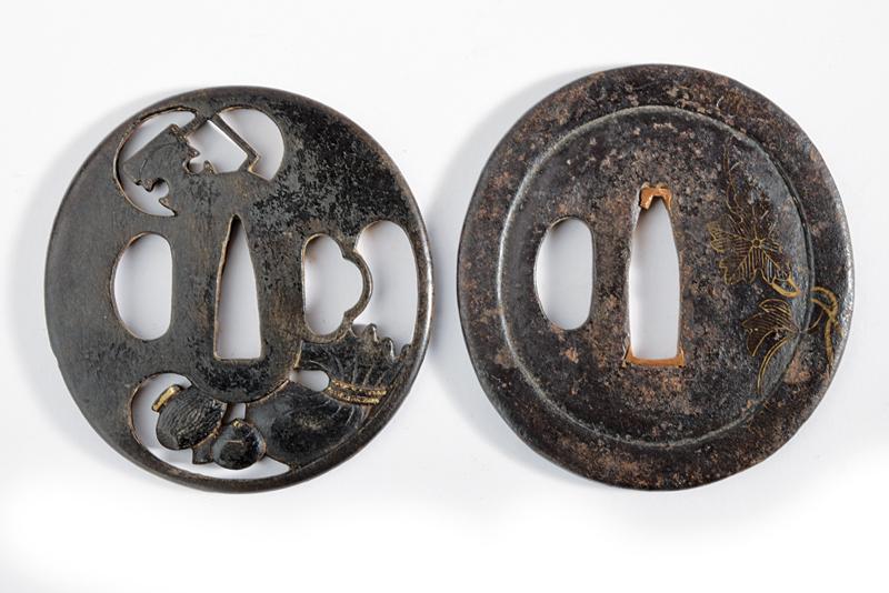 Lotto di due tsuba