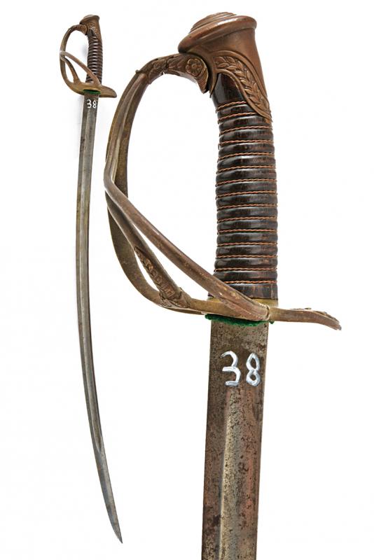 Sciabola da ufficiale sul modello francese 1822