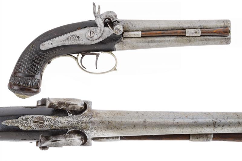 Pistola a luminello a canne sovrapposte