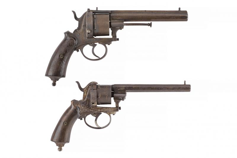 Lotto di due revolver a spillo