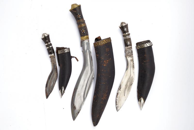 Lotto di tre kukri