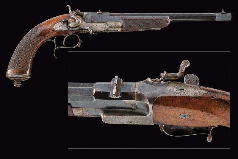 Pistola da tiro a retrocarica