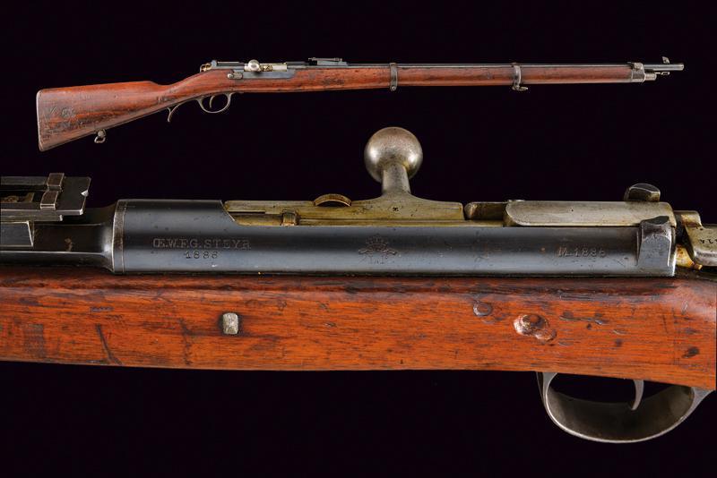 Fucile Kropatschek Mod. 1886 con baionetta