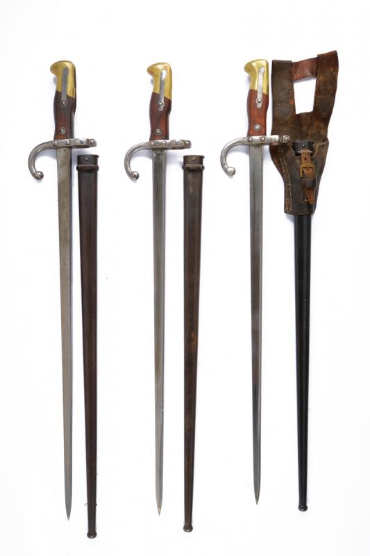 Lotto di tre baionette mod. 1874