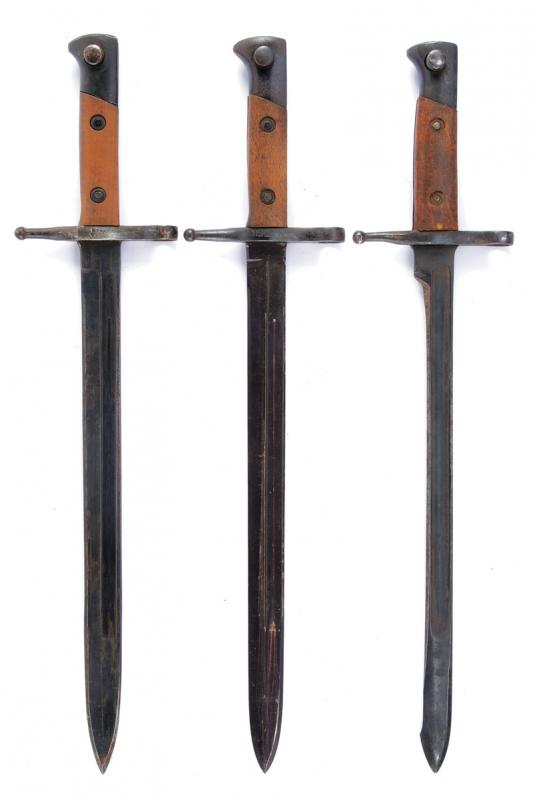 Lotto di tre baionette mod. 1891