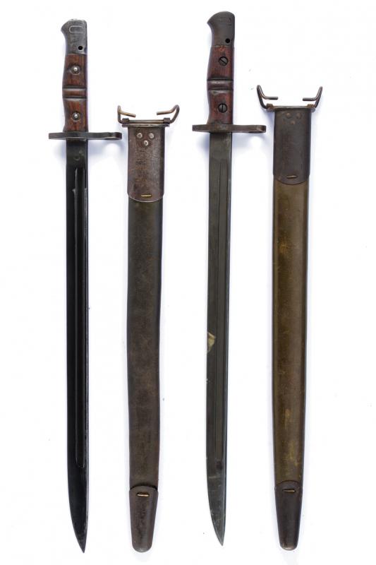 Lotto di due baionette Mod. 1917