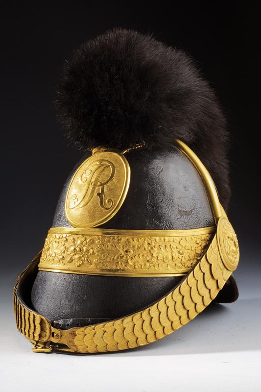 Elmo da ufficiale d'artiglieria a cavallo mod. 1843