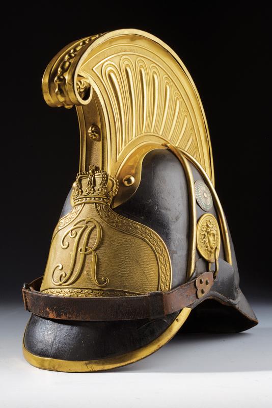 Elmo da truppa del "Gardereiter Regiment" modello 1854