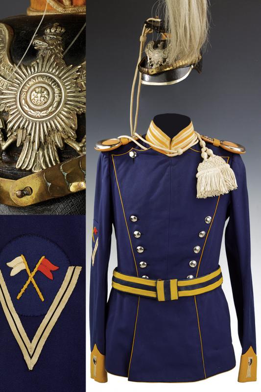 Tschapka e Ulanka da truppa del 3. Garde-Ulanen-Regiment