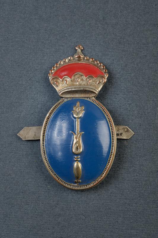 Fregio per l'aquila del elmo del 1. Brandenburgisches Dragoner Regt. Nr. 2