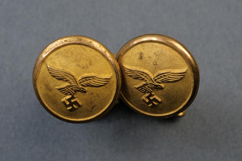 Paio di gemelli da polso per un ufficiale della Luftwaffe