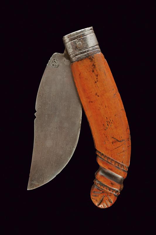 Coltello pieghevole senza molla